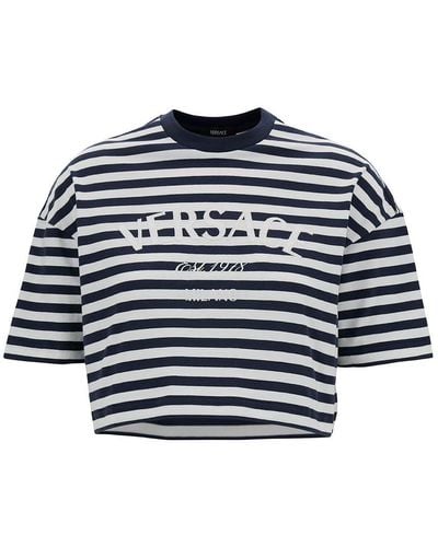 Versace Crew-neck T-shirt - Blue