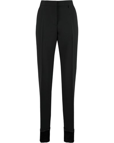 Givenchy Wool Tailored Trousers - Black