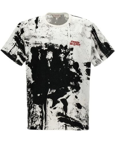 Alexander McQueen All Over Print T-shirt - White