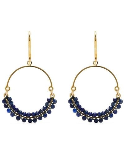 Isabel Marant Shiny Cesaria Drop Earrings - Blue