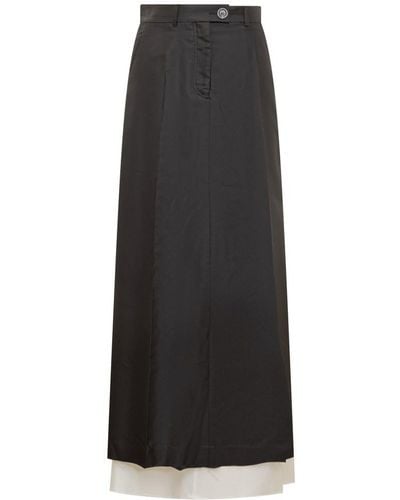 Peter Do Tailored Maxi Skirt - Black