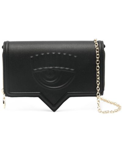 Chiara Ferragni Eyelike Bags, Sketch 14 Wallet Accessories - Black