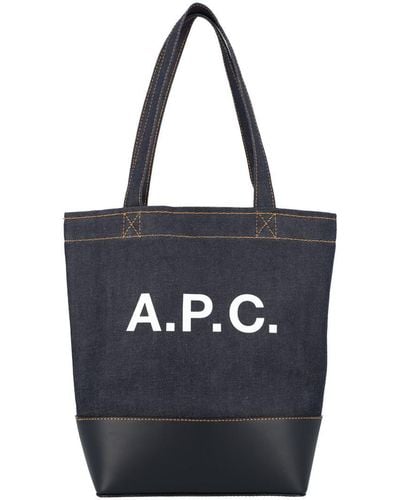 A.P.C. Axelle Small Tote Bag - Black