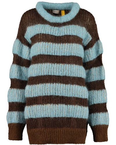 Moncler 2 1952 - Striped Mohair Sweater - Green