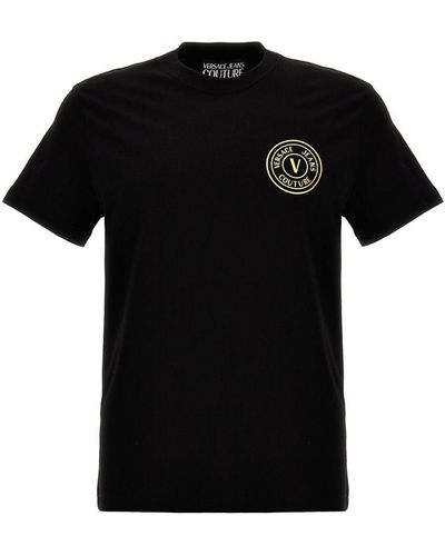 Versace Jeans Couture Logo-print T-shirt - Black