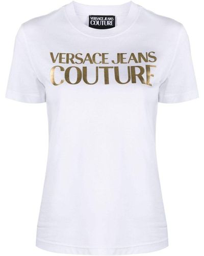 Versace Logo-print T-shirt - White