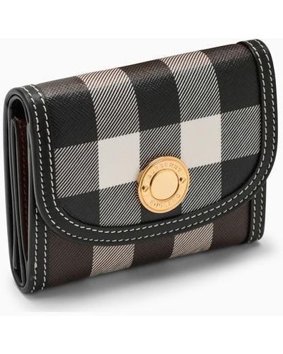 Burberry Vintage Check Small Wallet - Black