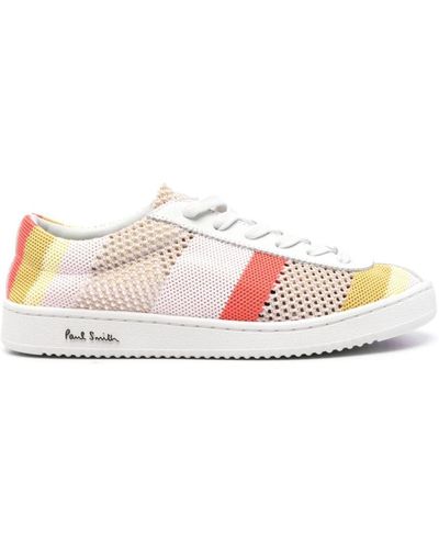Paul Smith Striped Sneakers - Pink