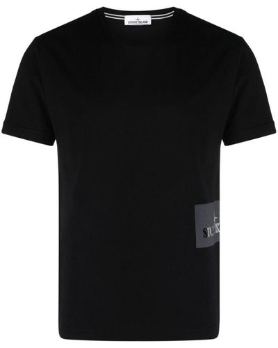 Stone Island T-Shirts & Tops - Black