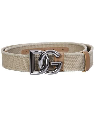 Dolce & Gabbana Belts - Natural