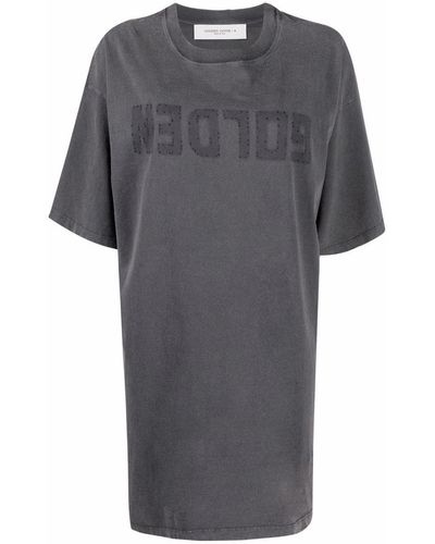 Golden Goose Golden W`S T-Shirt Dress - Grey