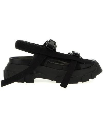 Rick Owens 'Tractor' Sandals - Black