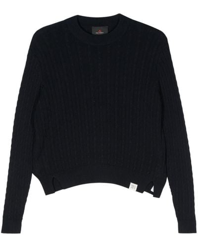 Peuterey Cotton Crewneck Sweater - Black