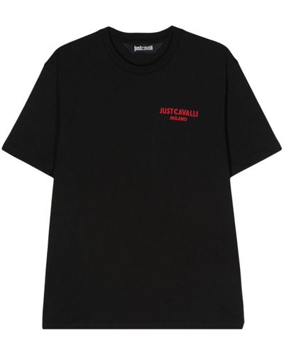 Just Cavalli T-Shirts And Polos - Black