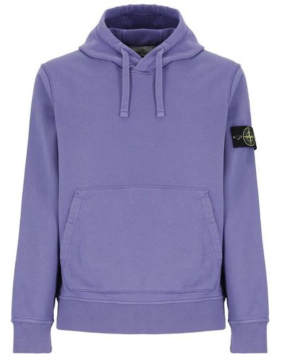 Stone Island Sweaters Purple