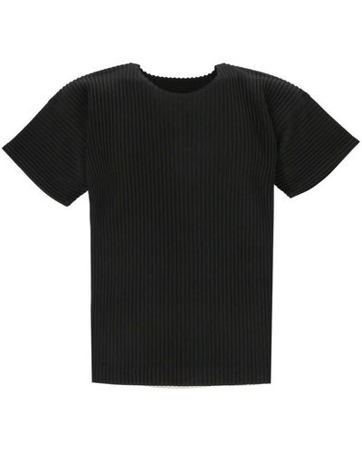 Issey Miyake T-Shirts And Polos - Black