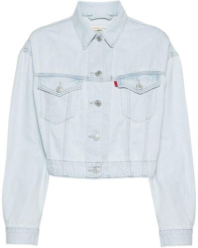 Levi's Featherweight Trucker Clothing - Blue