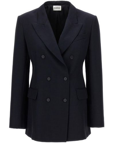 P.A.R.O.S.H. Double-breasted Blazer Blazer And Suits - Blue