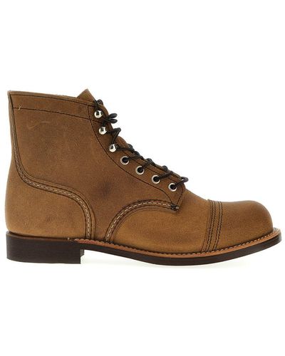 Red Wing Iron Ranger Boots, Ankle Boots - Brown