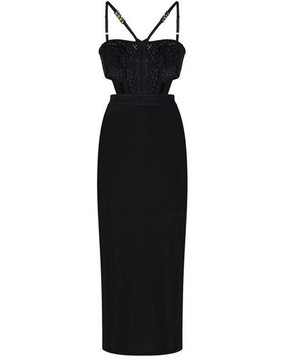 Versace Midi Dress - Black