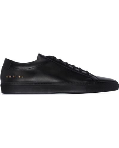 Common Projects Leather Trainers - Black