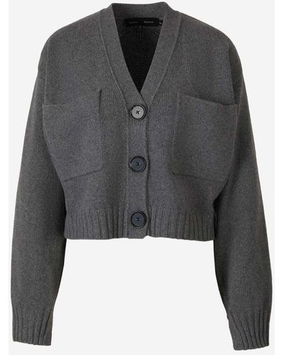 Proenza Schouler Organic Cashmere Cardigan - Black