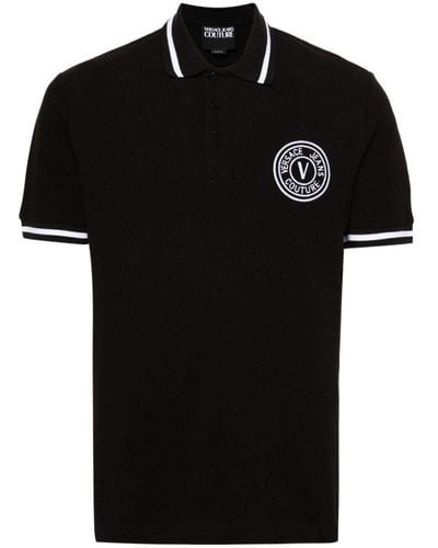 Versace Jeans Couture T-Shirts And Polos - Black