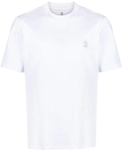 Brunello Cucinelli T-Shirt With Print - White