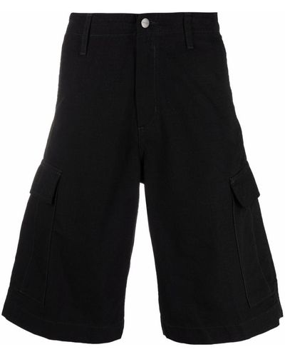 Carhartt WIP Cotton Cargo Shorts - Black