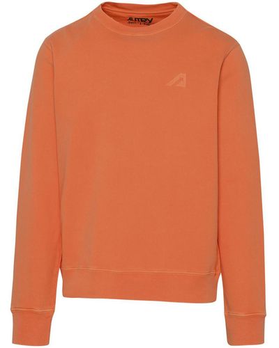 Autry Cotton Sweatshirt - Orange