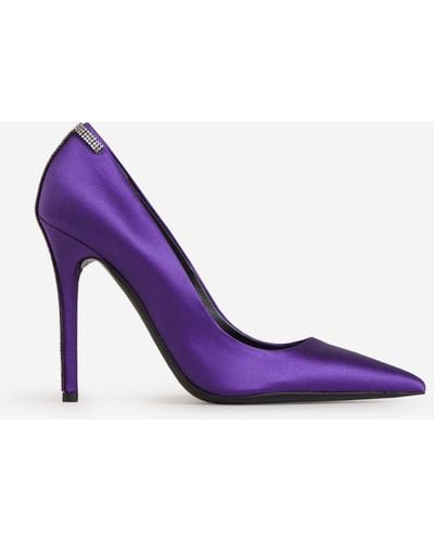 Tom Ford Detail Crystals Iconic Shoes - Purple