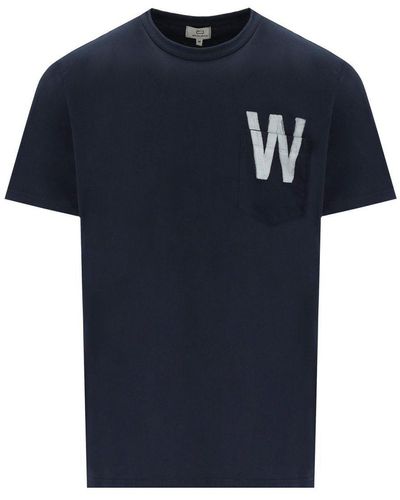 Woolrich Flag T-Shirt - Blue
