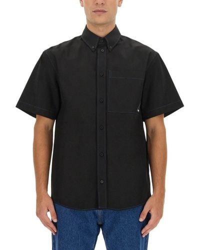 MSGM Cotton Shirt - Black