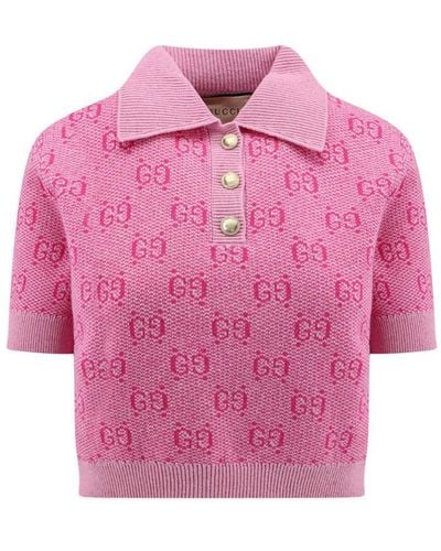 Gucci Polo Shirt - Pink