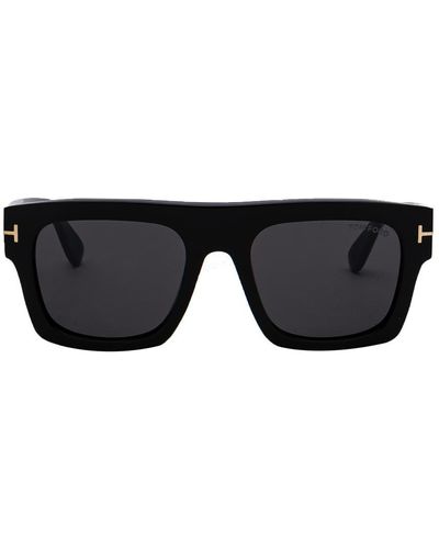 Tom Ford Iconic Fausto Sunglasses In Black