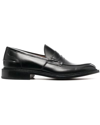 Tricker's James Loafer Shoes - Black