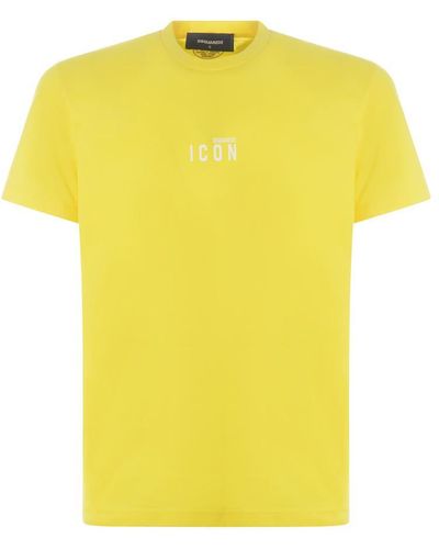 DSquared² T-shirt "icon" - Yellow