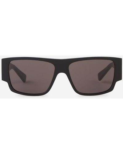 Bottega Veneta Square Sunglasses - Gray