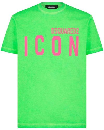 DSquared² Icon Logo-print T-shirt - Green