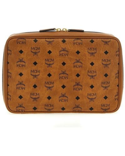 MCM 'Ottomar Travel Document Case' Clutch - Brown