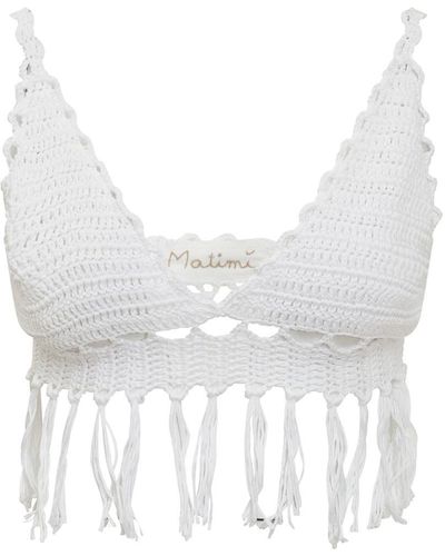 Matimì Matimi' Knitted Tops - White