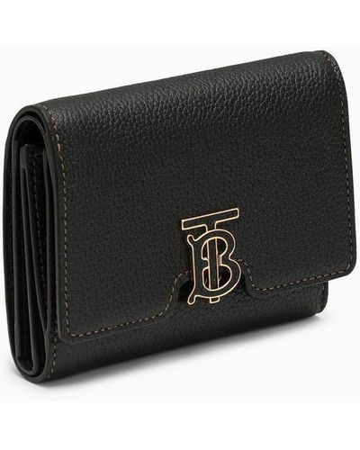 Burberry Black Garnet Leather Wallet