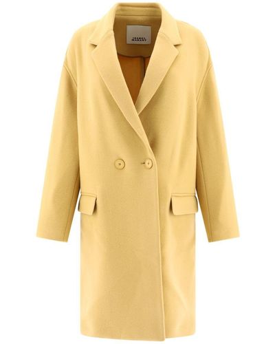 Yellow Isabel Marant Coats for Women | Lyst