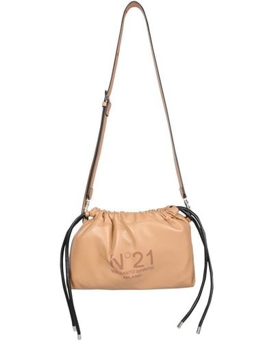 N°21 Eva Shoulder Bag - Natural