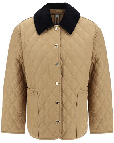 Burberry Down Jackets - Brown