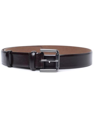 Max Mara Leather Belt - Grey