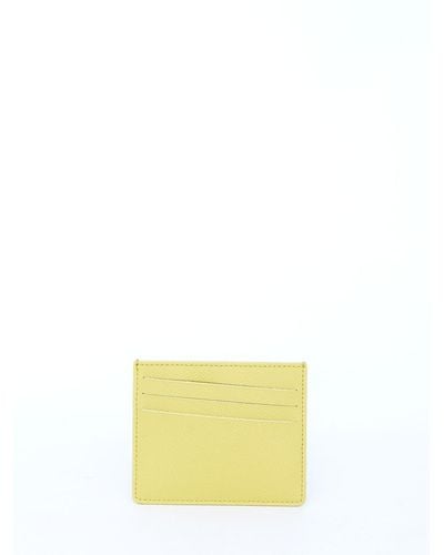 Maison Margiela Lime Leather Cardholder - Yellow