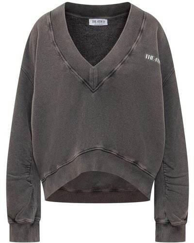 The Attico Sweatshirt V Theattico - Grey