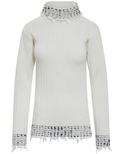 Marni Turtleneck Jumper - White