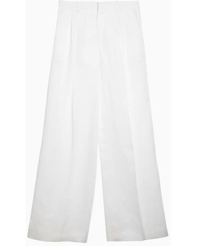 Chloé Wide Pants In - White